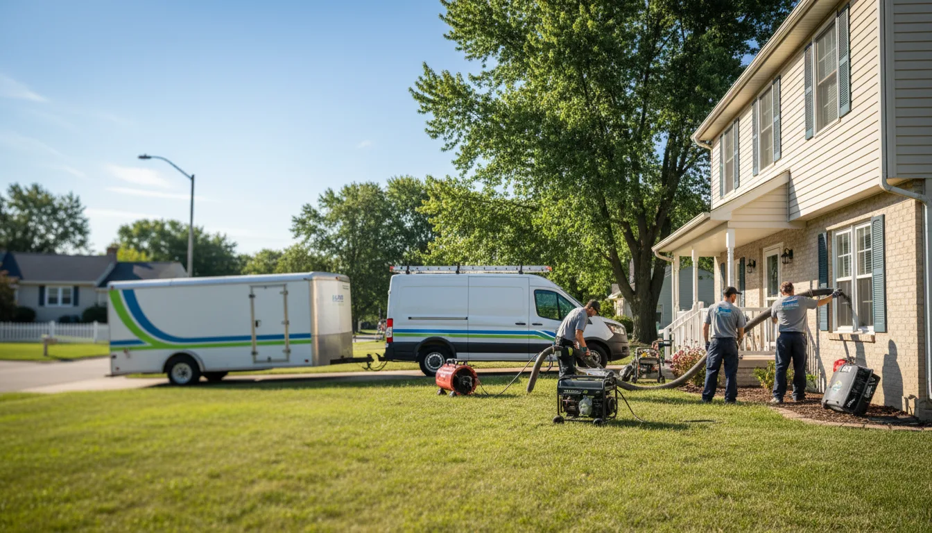 Flooded Basement Restoration And Cleanup With Repair in Zeigler, IL near me